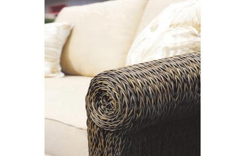 Relaxing wicker patio furniture