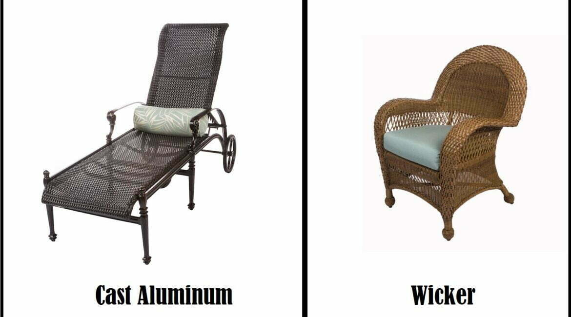 Wicker and Cast Aluminum: A Closer Look