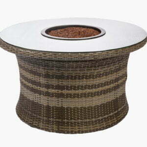 Bonita Collection - 42" Round and Square Fire Table (avail in 2 colors)