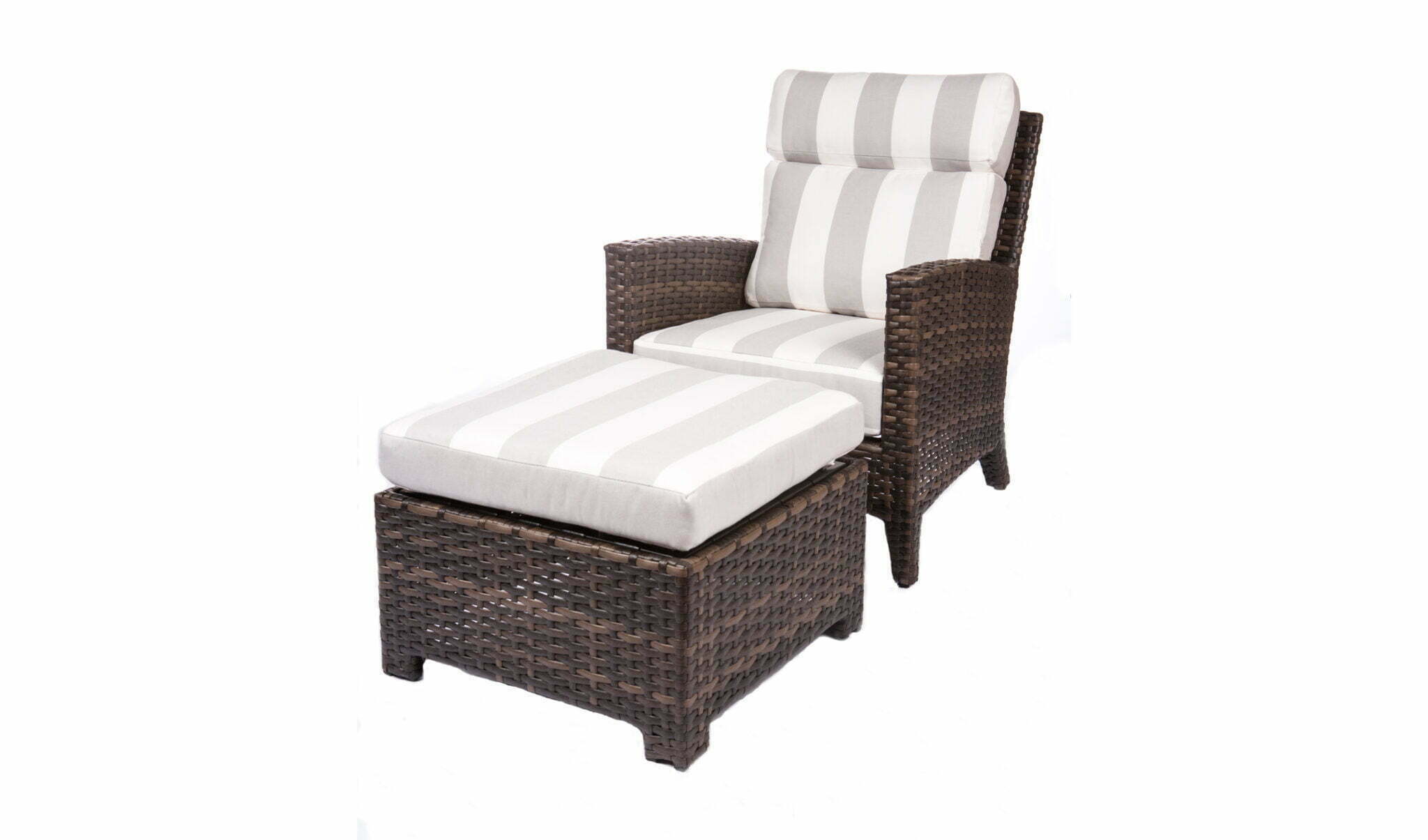 Grand Palm Collection - Club Chair 30" x 31" x 37" shown with ottoman