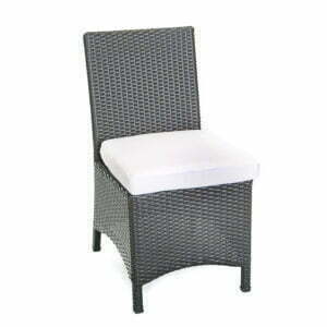 Bonita Collection - Armless Dining Chair in Java 18" x 22" x 35"