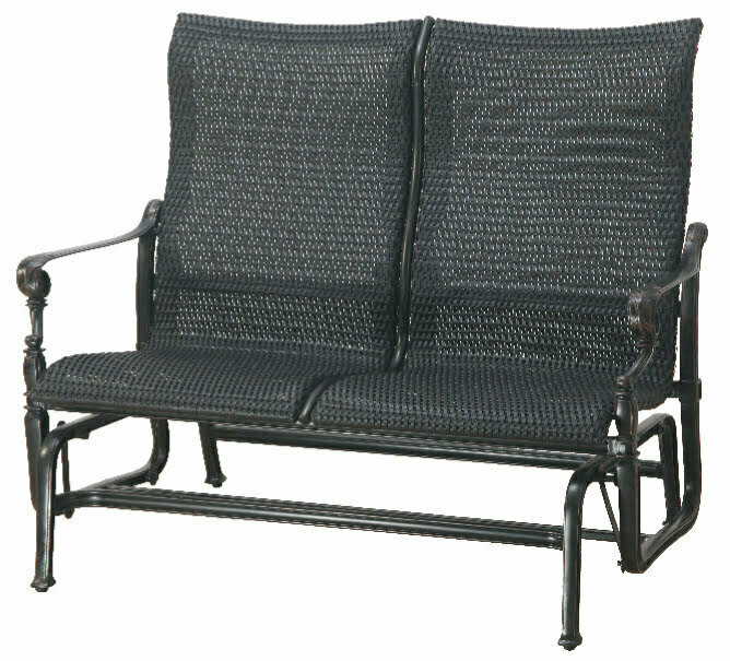 Woven Loveseat Glider 52" x 31" x 42"
