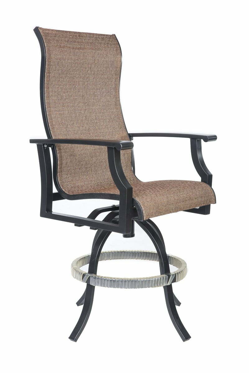 Newport Wicker Sling Dining Chair 26" x 32" x 42"