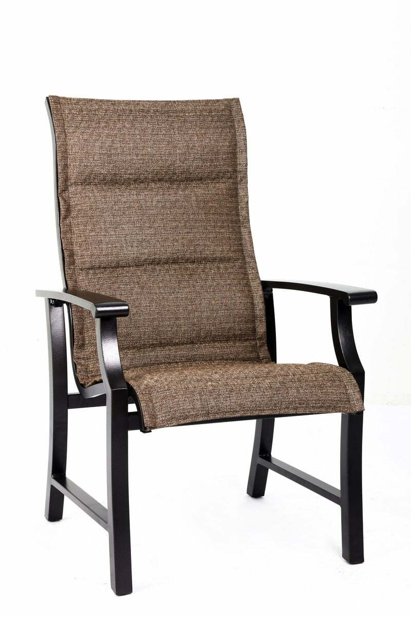 Newport Wicker Sling Dining Chair 26" x 32" x 42"