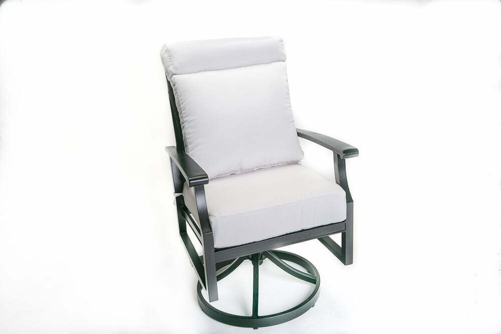 Newport Cushion Swivel Dining Chair 28" x 24" x 42"