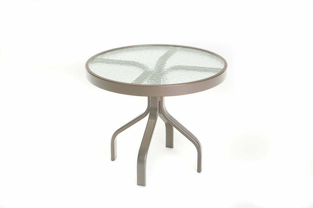 Aluminum 24" Round End table (available in 18")