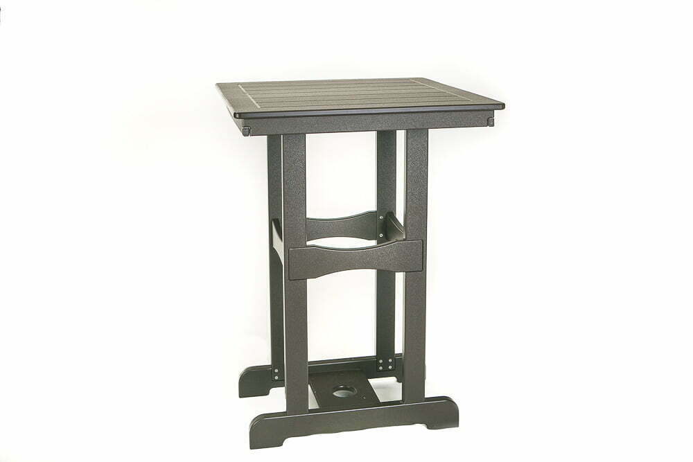 Counter or Bar height Table with MGP base- available in Round or Square (30", 36", 42", 48")