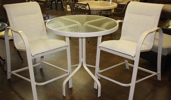 Aluminum Collection - Kona Counter Sling Dining Set