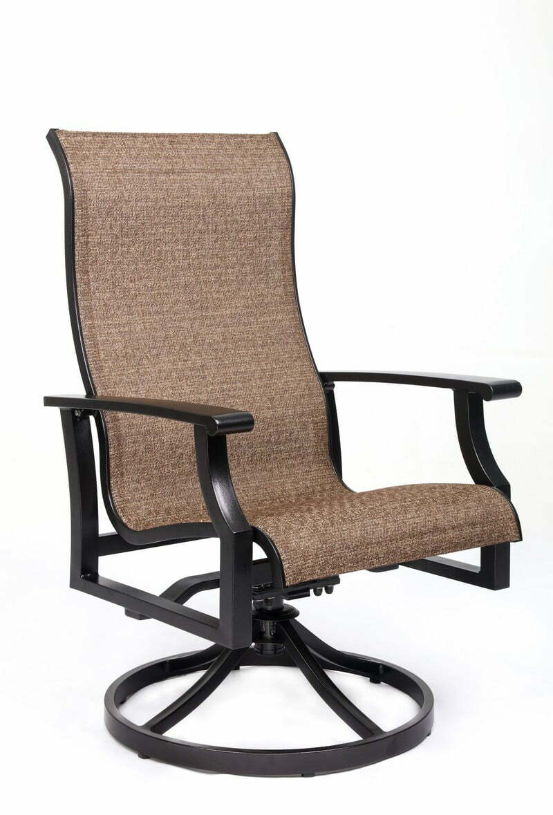 Newport Wicker Sling Dining Chair 26" x 32" x 42"