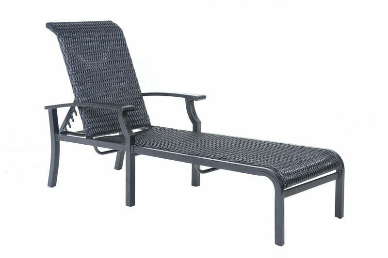 Newport Wicker Sling Dining Chair 26" x 32" x 42"