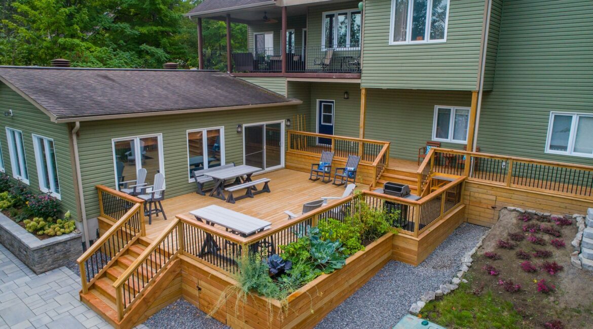 house with patio
