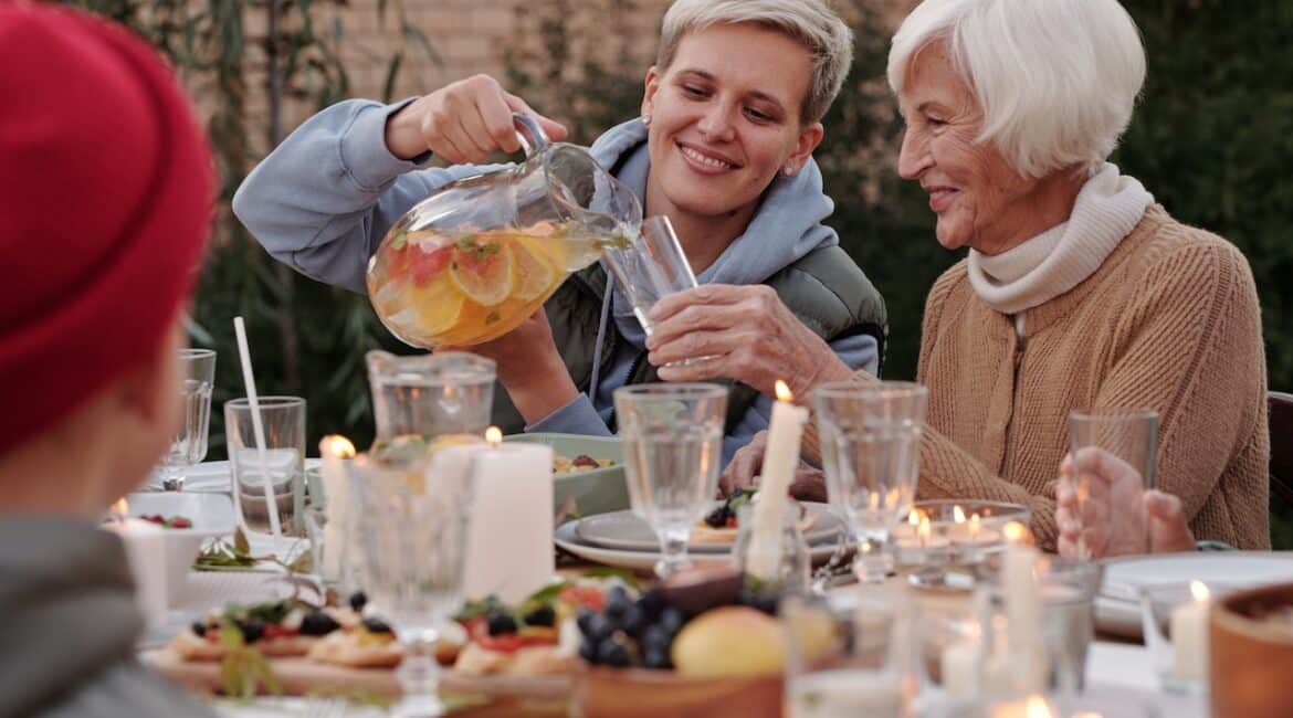 outdoor dining at home