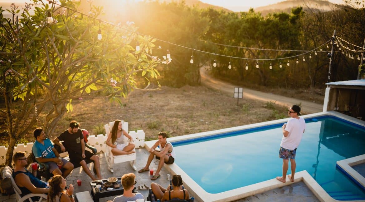 backyard party