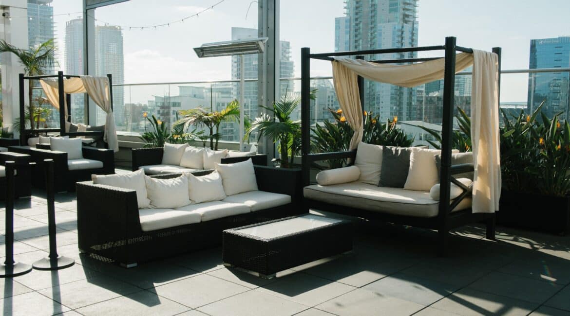 outdoor living space