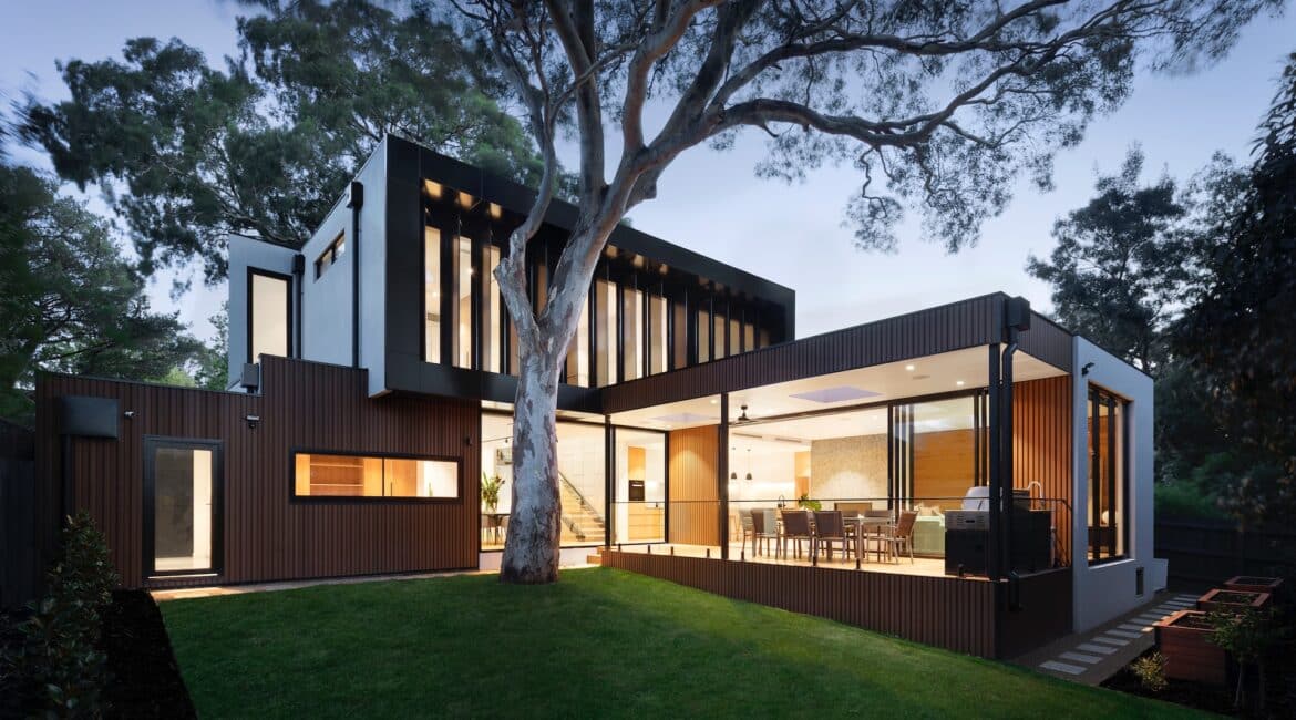 house with patio