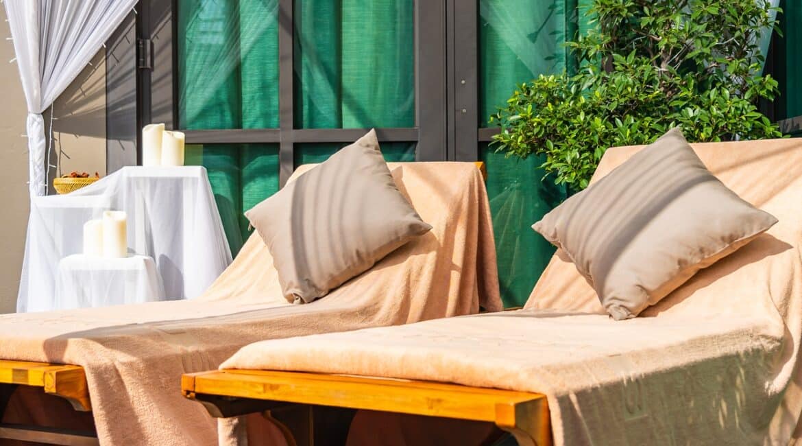 outdoor living space