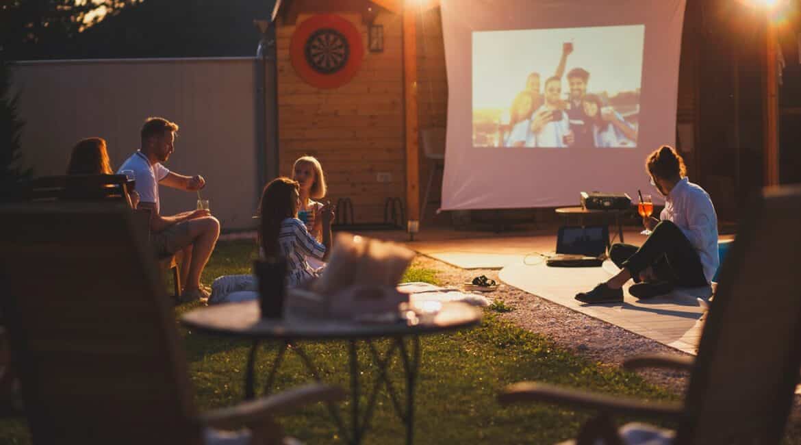 backyard movie night