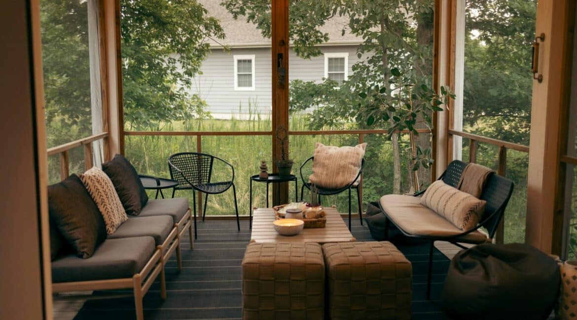 cozy outdoor space