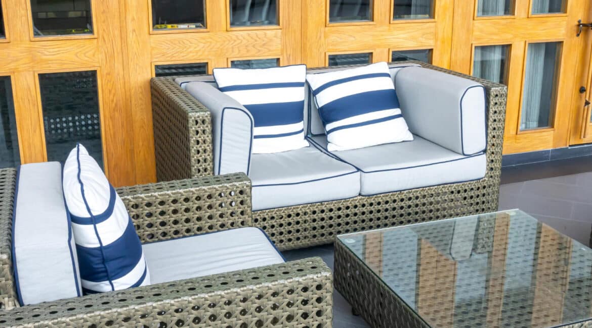 PVC patio furniture