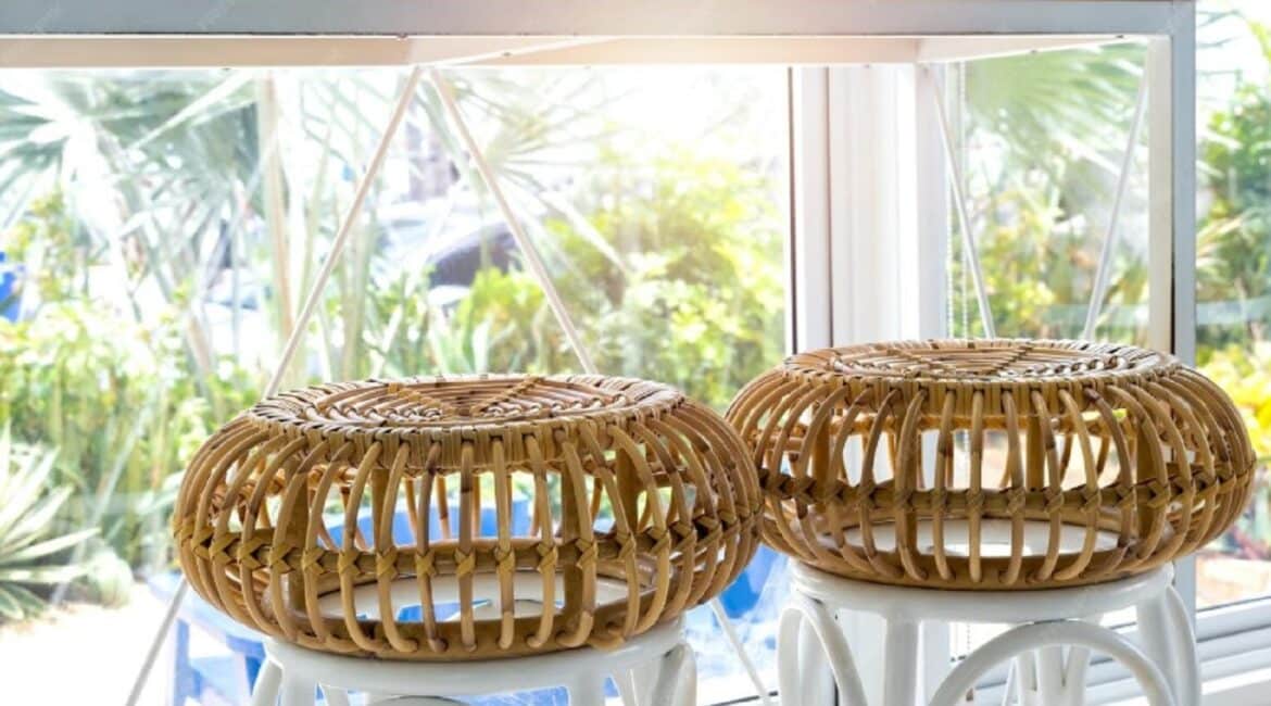 wicker bar set