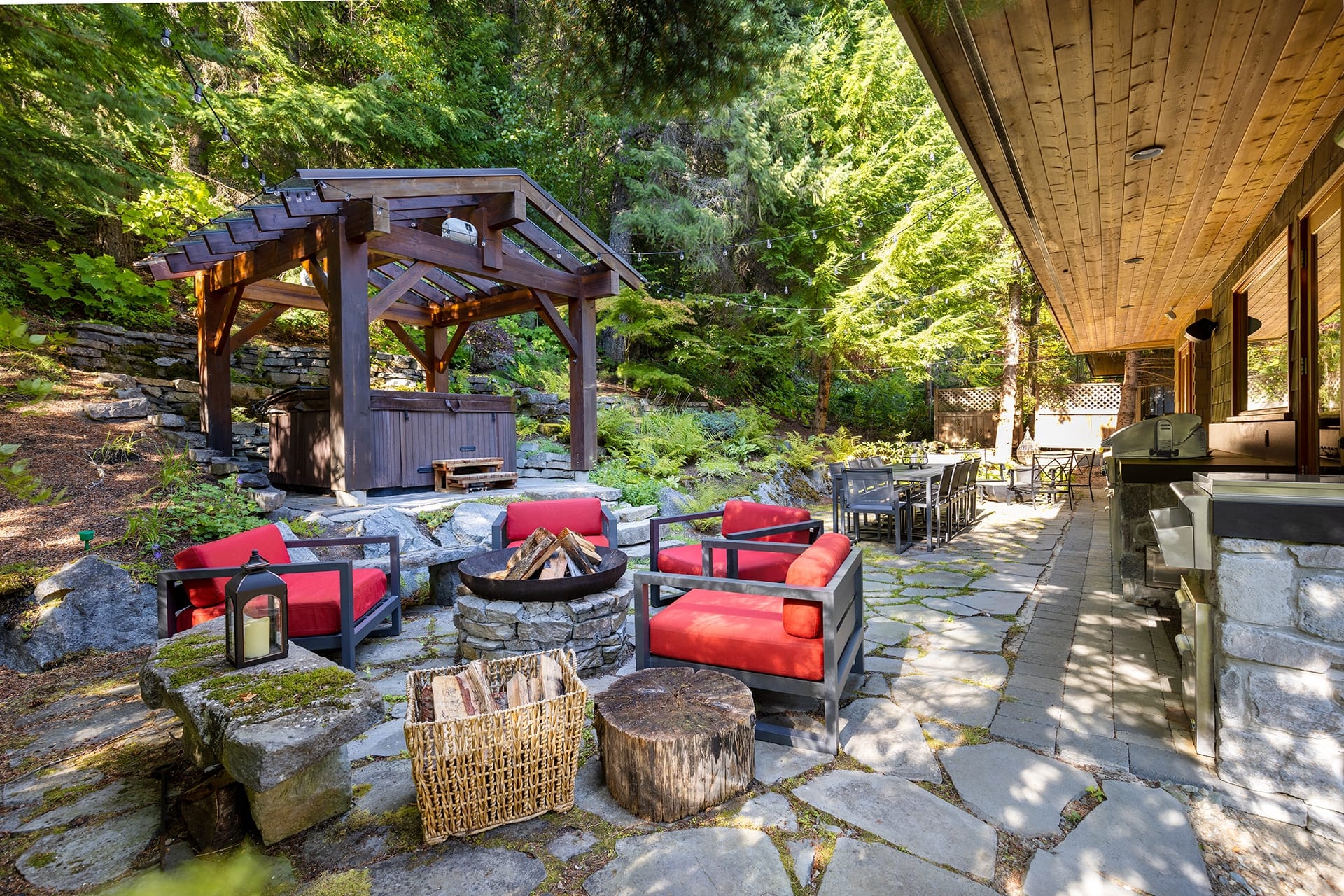 Cozy outdoor living space showcasing 2026 furniture design trends