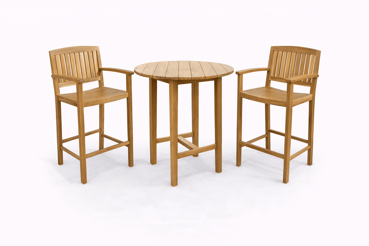 Teak Bar Height Set, teak outdoor furniture