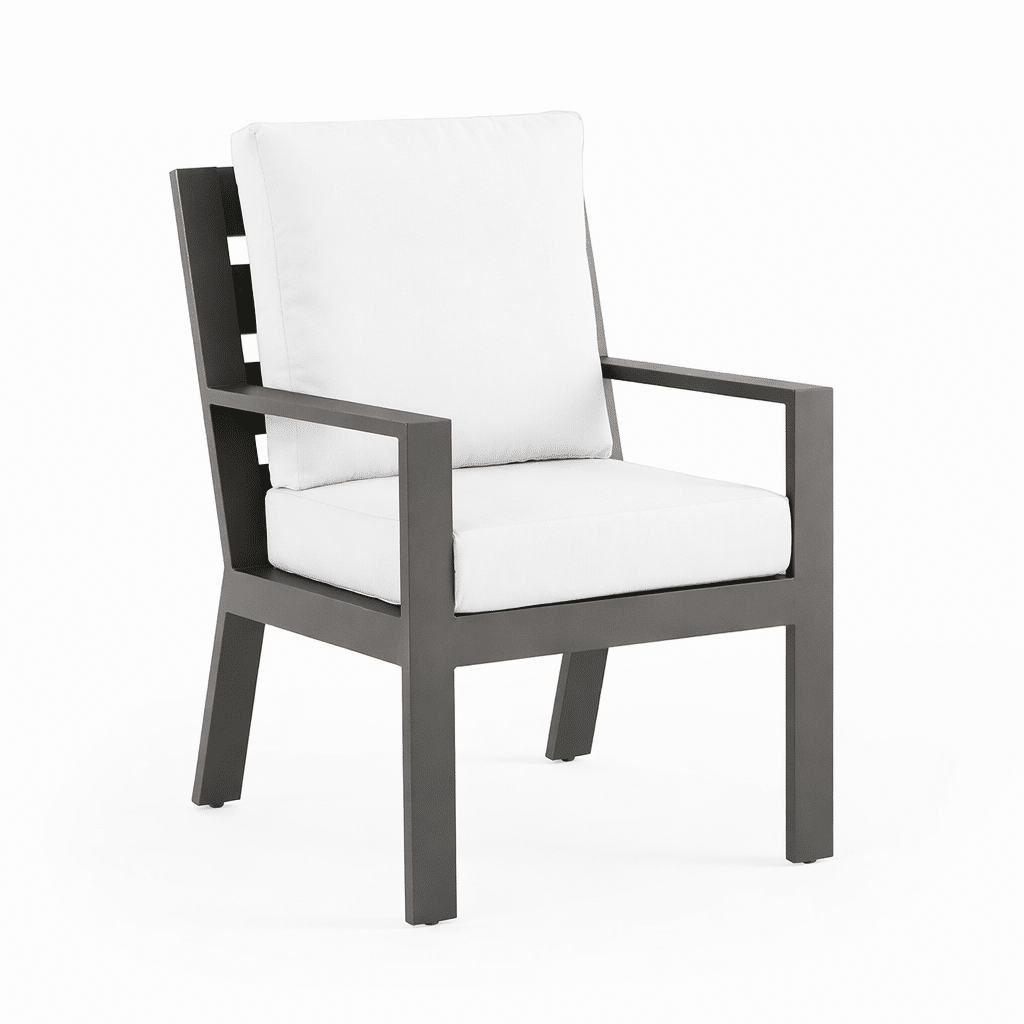 Monterey Dining Chair from the Monterey aluminum outdoor furniture collection