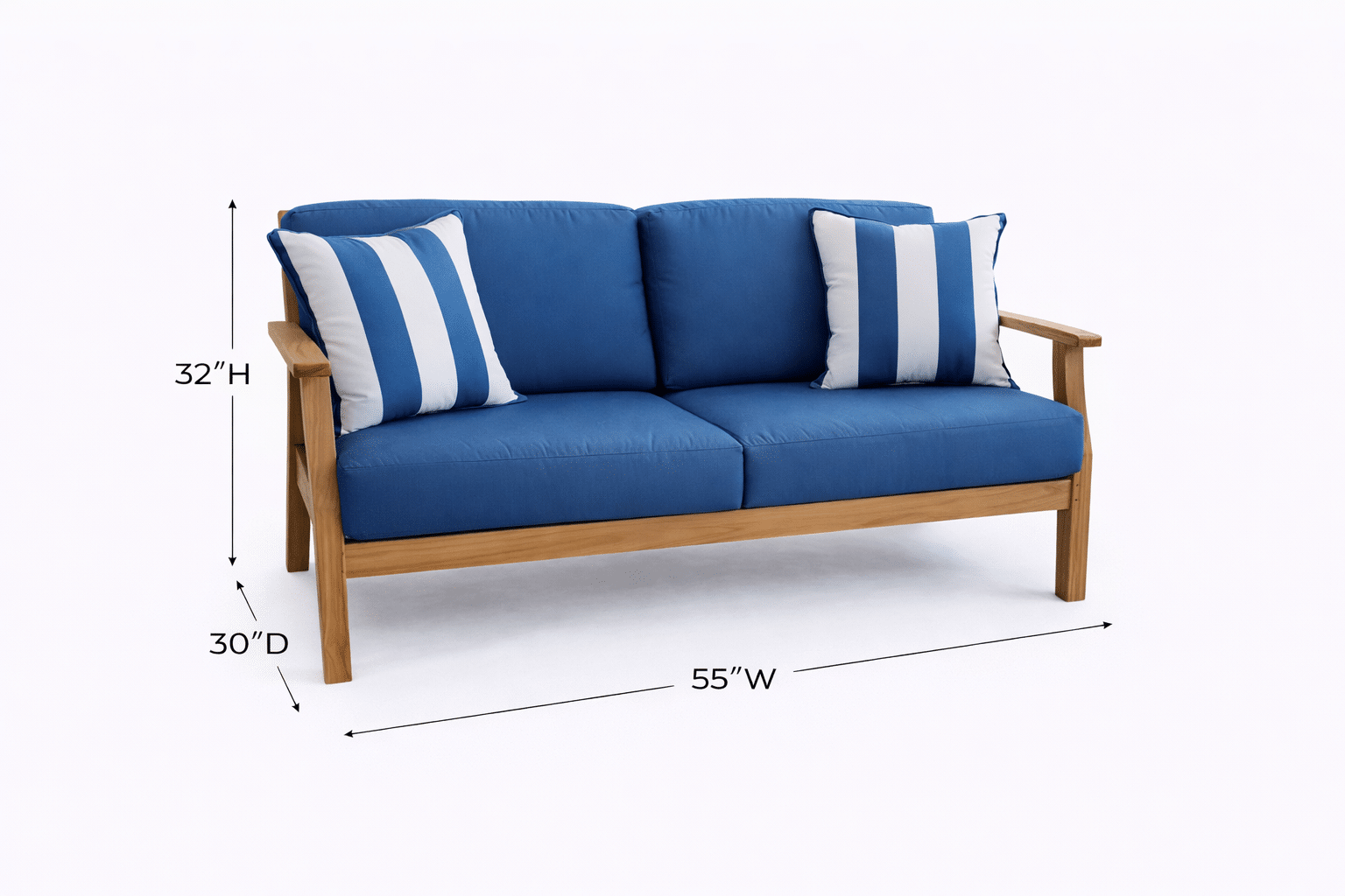 Teak Loveseat, teak outdoor furniture