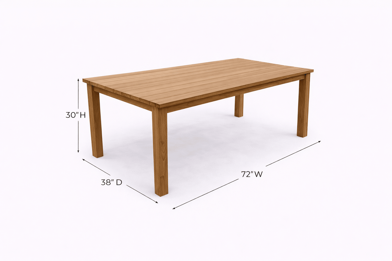 Teak Rectangle Dining Table, teak outdoor furniture
